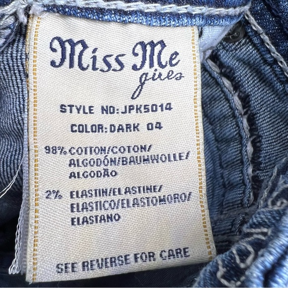 Miss me jeans size 10 bootcut b35 - Picture 6 of 7